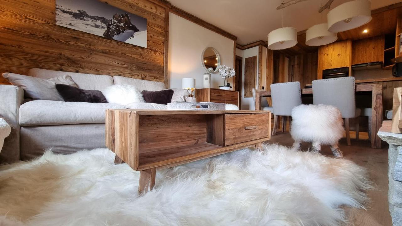 Arcs 1950 Appartement Luxe Type Chalet 5 A 7 Personnes Vue Imprenable Sur Le Montblanc Skis Aux Pieds Les Arcs  Kültér fotó
