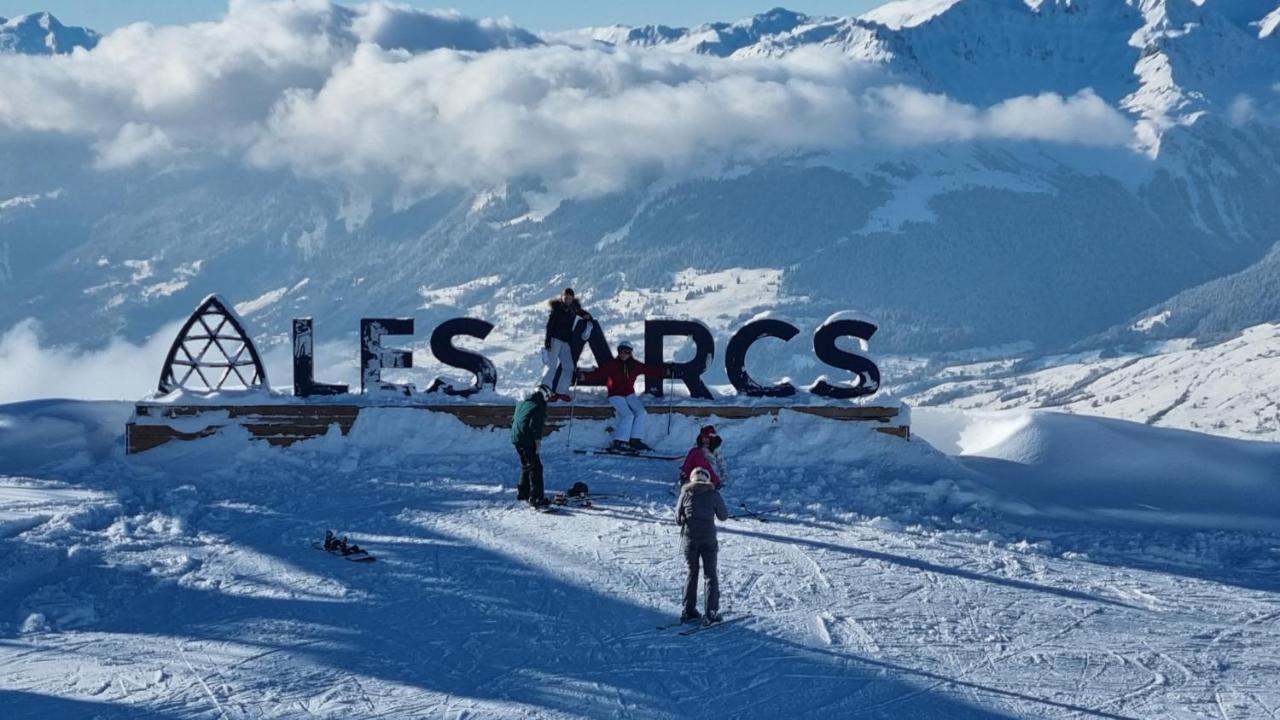 Arcs 1950 Appartement Luxe Type Chalet 5 A 7 Personnes Vue Imprenable Sur Le Montblanc Skis Aux Pieds Les Arcs  Kültér fotó