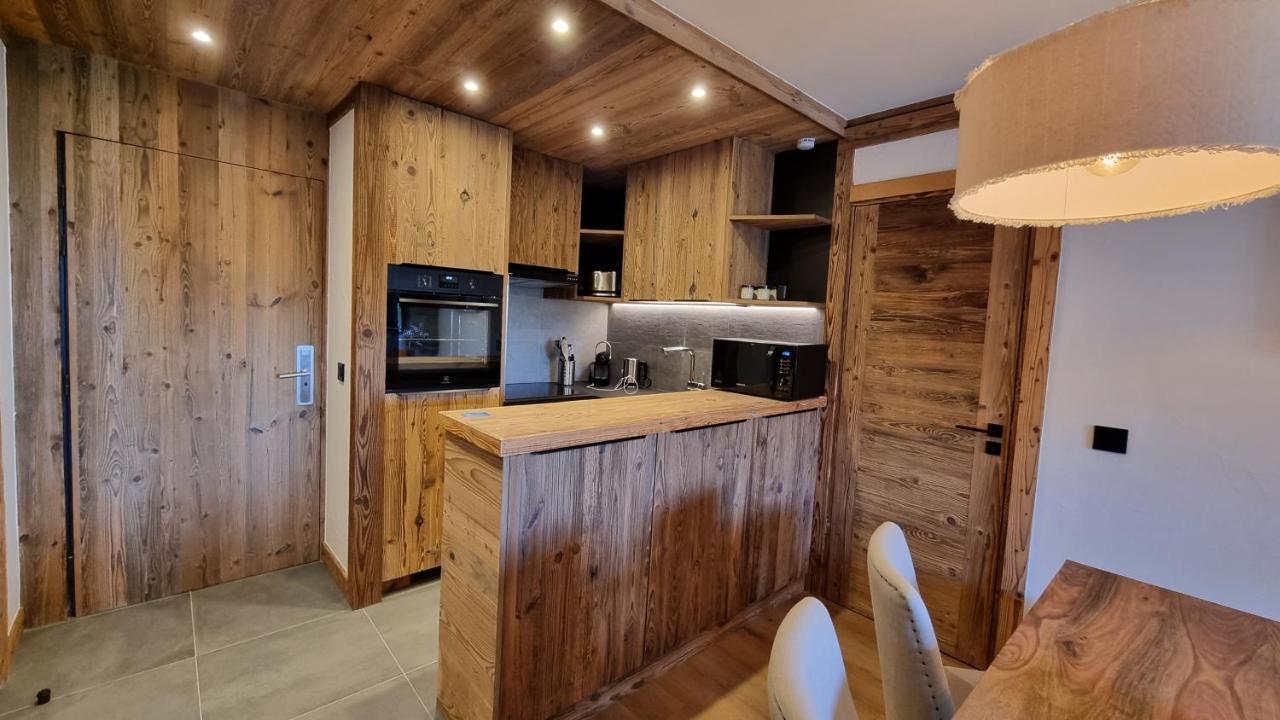 Arcs 1950 Appartement Luxe Type Chalet 5 A 7 Personnes Vue Imprenable Sur Le Montblanc Skis Aux Pieds Les Arcs  Kültér fotó