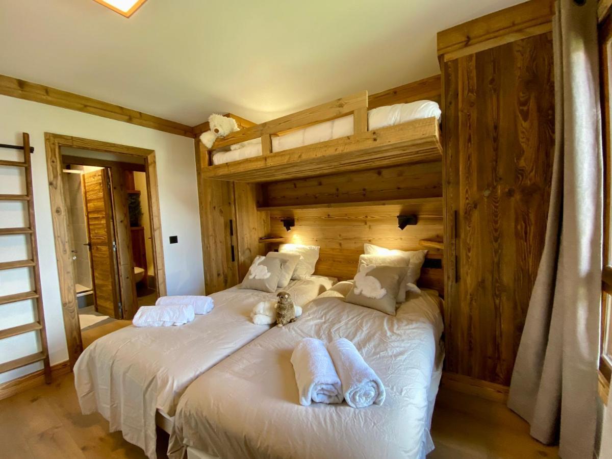 Arcs 1950 Appartement Luxe Type Chalet 5 A 7 Personnes Vue Imprenable Sur Le Montblanc Skis Aux Pieds Les Arcs  Kültér fotó