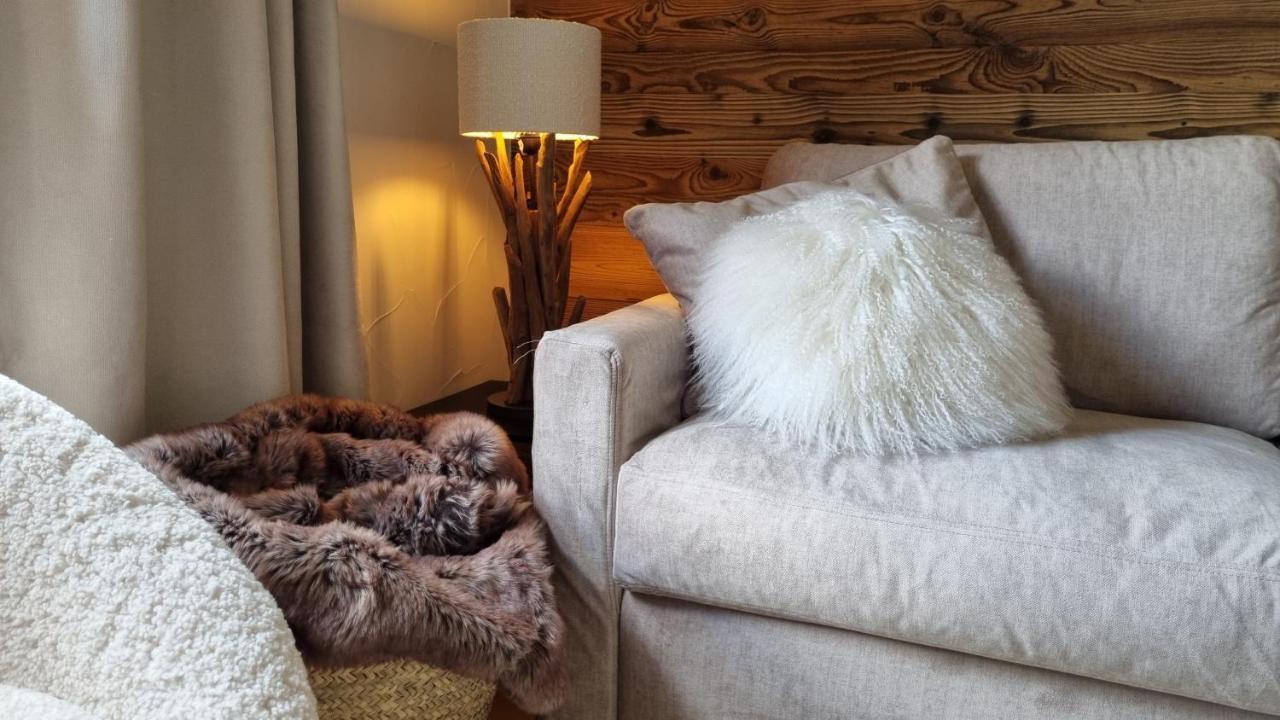 Arcs 1950 Appartement Luxe Type Chalet 5 A 7 Personnes Vue Imprenable Sur Le Montblanc Skis Aux Pieds Les Arcs  Kültér fotó