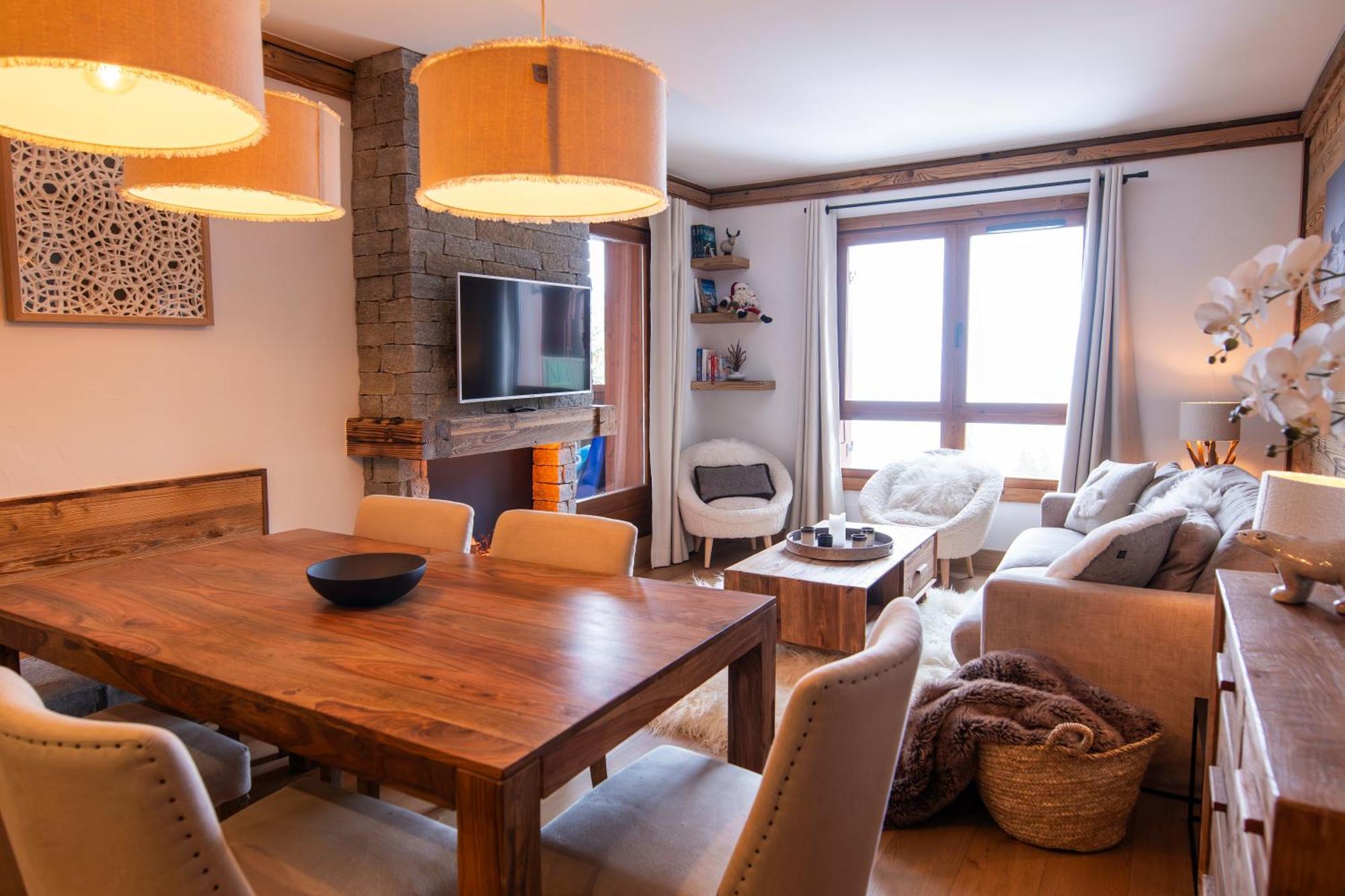 Arcs 1950 Appartement Luxe Type Chalet 5 A 7 Personnes Vue Imprenable Sur Le Montblanc Skis Aux Pieds Les Arcs  Kültér fotó